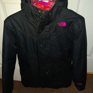 The North Face winter coat girls size large